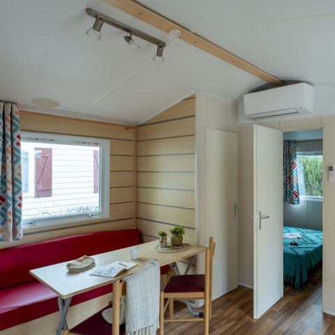 Stacaravan 4 personen - Gamme Prestige - Riviera - 2 Slaapkamers / 1 badkamer - Airconditioning
