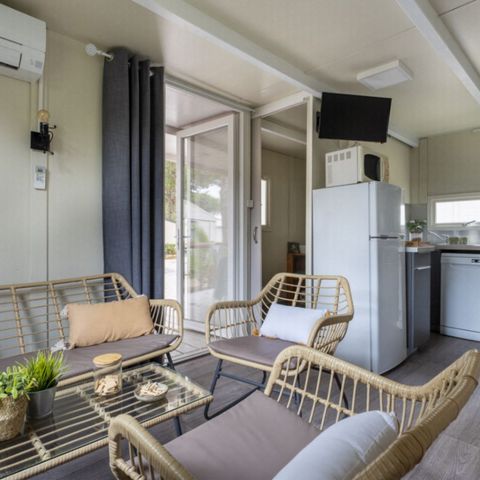 CHALET 5 personnes - Gamme Prestige - Tiny - 2 Chambres / 1 Salle de bain - Climatisé 
