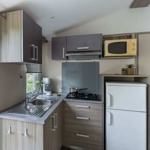 MOBILHOME 4 personas - Gamme Privilège - Vénus - 2 habitaciones / 1 cuarto de baño / Aire acondicionado