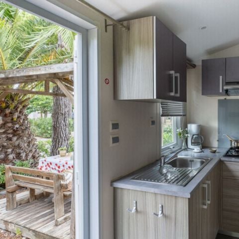 Mobilheim 4 personen - Gamme Privilège - Vénus - 2 Schlafzimmer / 1 Badezimmer / Klimatisiert