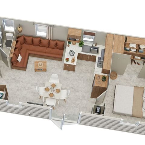 BUNGALOW 4 personnes - Castel Palace**** Sans terrasse