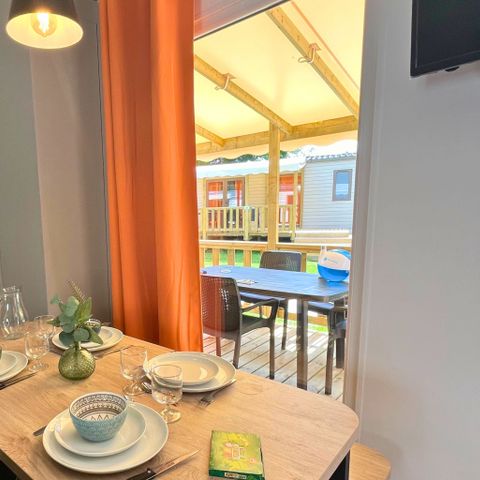 Stacaravan 6 personen - Mobil-home Select TV LV Clim Plancha - 3 slaapkamers - 6 pers.