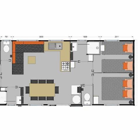Mobile home 8 persons - Premium Nirvana