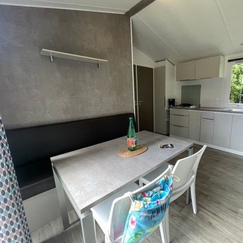 Stacaravan 6 personen - Eden 3 slaapkamers geïntegreerd terras