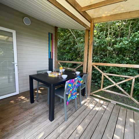 Mobilheim 6 Personen - Eden 3 Schlafzimmer integrierte Terrasse