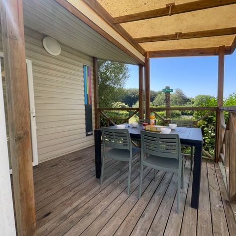 Mobilheim 4 Personen - Eden 2 Schlafzimmer integrierte Terrasse