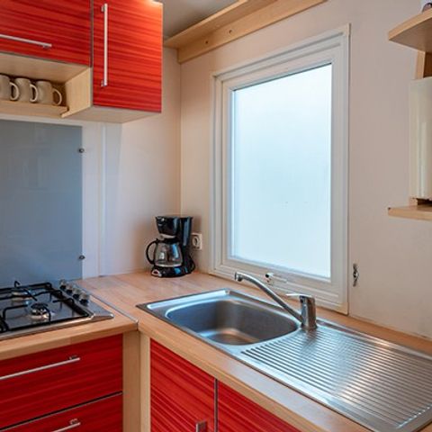 Stacaravan 4 personen - Klassiek | 2 Slaapkamers | 4 Pers. | Single terras