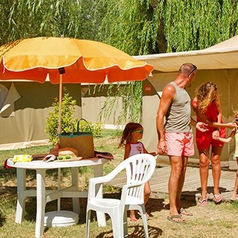 TENTE TOILE ET BOIS 5 personnes - Explorer | 2 Ch. | 4/5 Pers. | Sans SDB