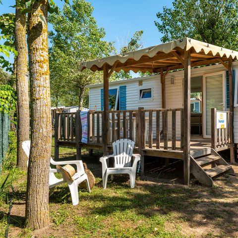 MOBILHOME 6 personnes - Classic XL | 3 Ch. | 6 Pers. | Terrasse Couverte