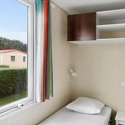 Mobilheim 6 Personen - Classic | 2 Zi. | 4/6 Pers. | Erhöhte Terrasse | Clim.