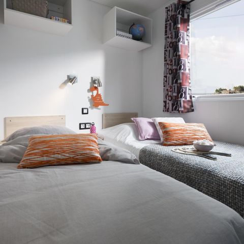 MOBILHOME 6 personas - FAMILIA 2 + AIRE ACONDICIONADO