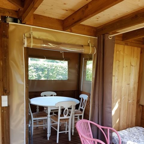 UNIEKE ACCOMMODATIE 4 personen - Cabatente ingericht met keuken en badkamer 29m² - 2 slaapkamers -