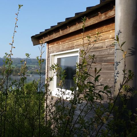 Unterkunft 4 personen - Cottage auf Stelzen Privilège 35m² -1 Zimmer + 1 Alkoven - Geschirrspüler - Terrasse mit Blick auf die Teiche