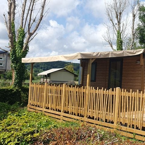 Mobilheim 4 Personen - Privilège 34m² LV (2 Zimmer) + überdachte Terrasse - Samstag/Samstag