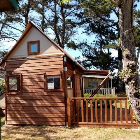 Tente en toile et en bois 4 personnes - LODGE Cocotier (sans sanitaires)