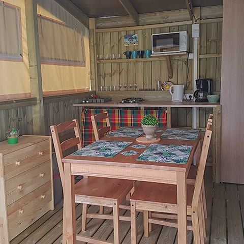 Bungalow 5 personnes - LODGE Océan 27 m² - 2 chambres - 2022 - Sans sanitaire privatif