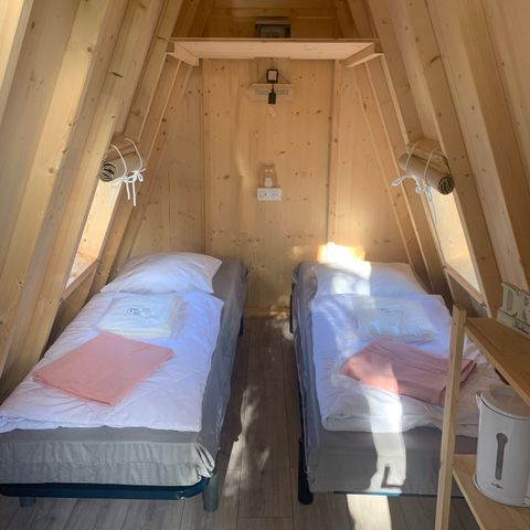 Insolite 2 personnes - Cabane tipi 12m², 2 chambres 2023 sans sanitaire privatif