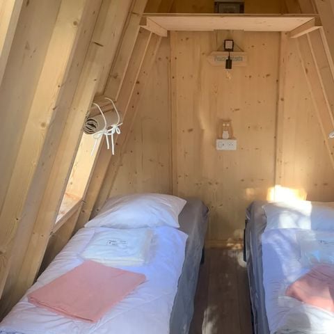 AUßERGEWÖHNLICHE UNTERKUNFT 2 Personen - CABANE TIPI 2 (ohne eigene Sanitäranlagen) - 12m² - 1 Schlafzimmer