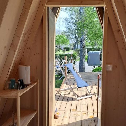 AUßERGEWÖHNLICHE UNTERKUNFT 2 Personen - CABANE TIPI 2 (ohne eigene Sanitäranlagen) - 12m² - 1 Schlafzimmer