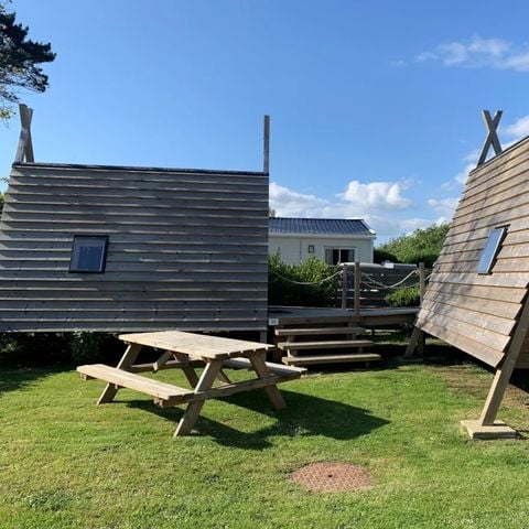 Uniek 2 personen - CABANE TIPI 2 (zonder eigen badkamer) - 12m² - 1 kamer