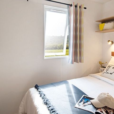 STACARAVAN 8 personen - Mobile-home | Comfort XL | 4 slaapkamers | 8 pers. | Verhoogd terras | 2 badkamers | Airconditioning.