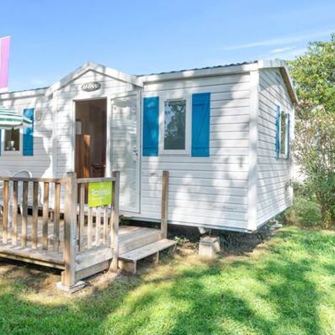 Bungalow 4 personen - Mobilheim | Classic | 2 Zi. | 4 Pers. | Nicht überdachte Hochterrasse