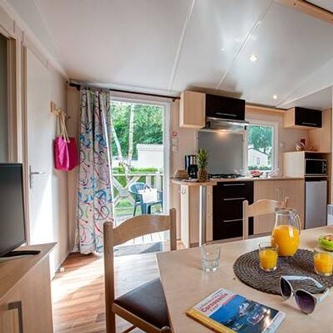 BUNGALOW 4 personas - Mobil-home | Confort | 2 Dormitorios | 4 Pers. | Terraza elevada | TV