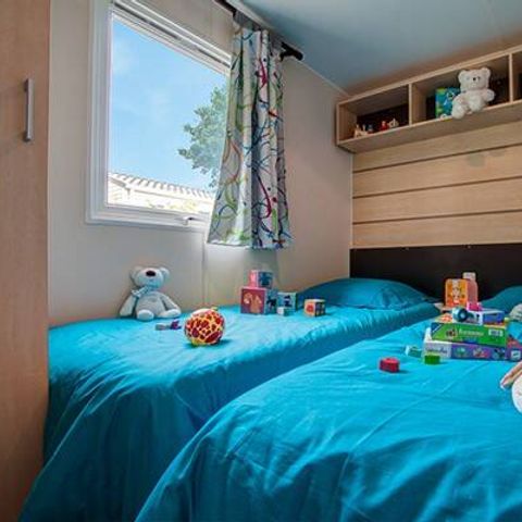 BUNGALOW 4 persone - Casa mobile | Comfort | 2 camere da letto | 4 persone | Terrazza rialzata | TV