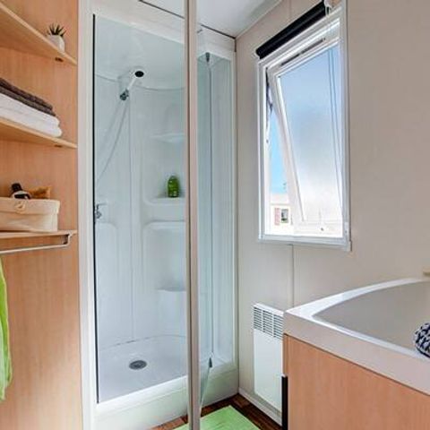 Bungalow 4 personen - Mobile-home | Comfort | 2 Slaapkamers | 4 Pers. | Verhoogd terras | TV