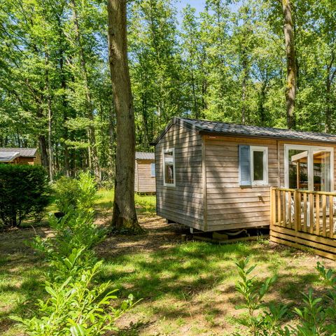 Bungalow 6 Personen - Mobilheim | Comfort | 3 Zi. | 6 Pers. | Erhöhte Terrasse