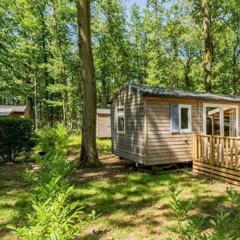 Bungalow 6 personen - Stacaravan | Comfort | 3 Slaapkamers | 6 Pers. | Verhoogd terras