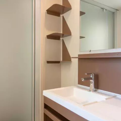 MOBILE HOME 8 people - Mobile-home | Comfort | 4 Bedrooms | 8 Pers | Raised terrace | 2 bathrooms | Air conditioning | TV