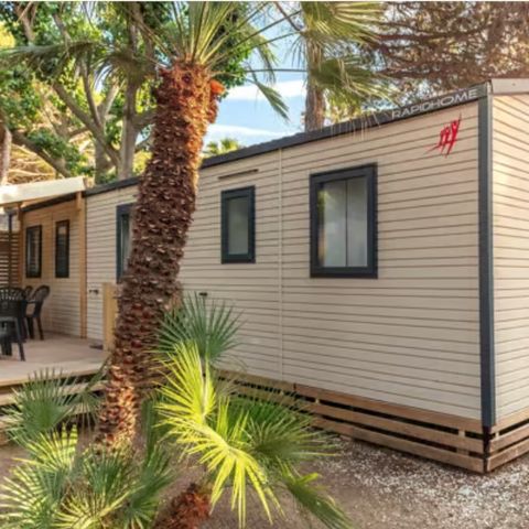 MOBILE HOME 8 people - Mobile-home | Comfort | 4 Bedrooms | 8 Pers | Raised terrace | 2 bathrooms | Air conditioning | TV