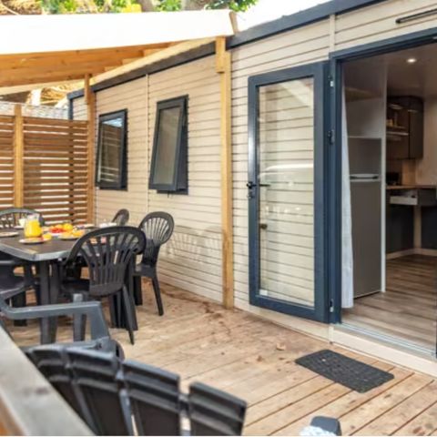 MOBILE HOME 8 people - Mobile-home | Comfort | 4 Bedrooms | 8 Pers | Raised terrace | 2 bathrooms | Air conditioning | TV