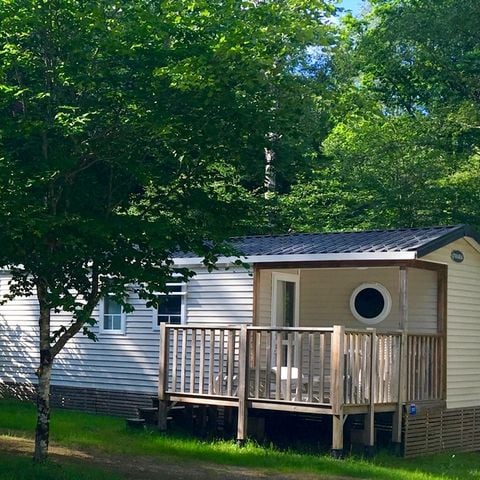 MOBILE HOME 4 people - Mobil-home Standard 27 m² (2 bedrooms) + TV with integrated semi-covered terrace 7m² 4 pers.