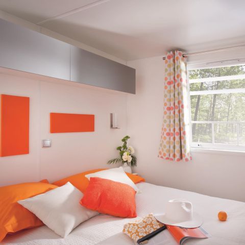 MOBILE HOME 6 people - Mobil home Confort 31m² (3 bedrooms) + TV + 18 m² semi-covered terrace 6 pers.