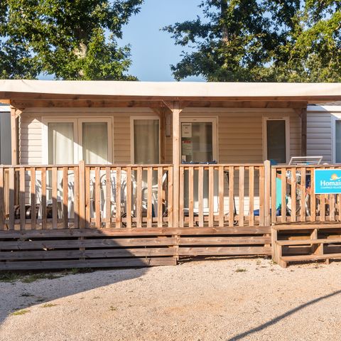 Stacaravan 6 personen - Mobile-home | Comfort | 3 Slaapkamers | 6 Pers. | Verhoogd terras | Airconditioning