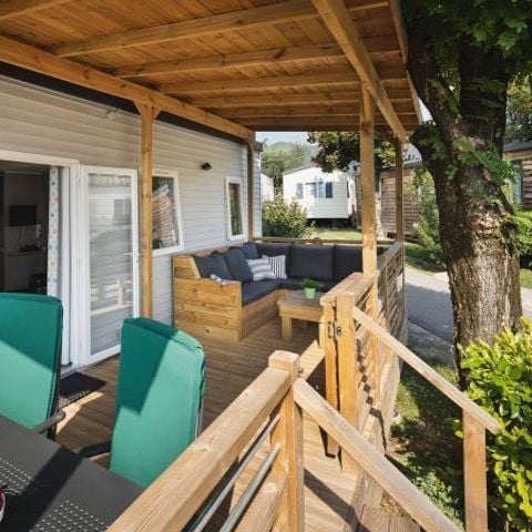 Stacaravan 6 personen - Premium | 3 slaapkamers | 6 pers | Terras Lounge | Airconditioning | TV