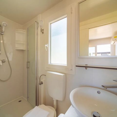 Mobilheim 6 Personen - Premium 2 Schlafzimmer 2 Bäder Relax ohne Geschirrspüler Premium Zone