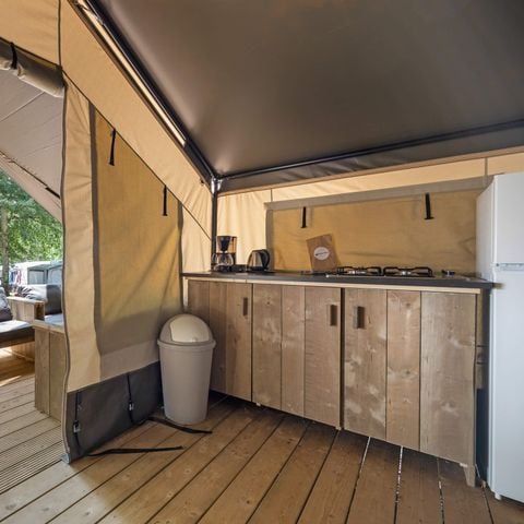 TENTE TOILE ET BOIS 5 personnes - Park Umag - Tente Safari Confort + climatisation
