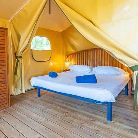 Lodge 5 personen - Super Lodge Tent | 2 Slaapkamers | 4/5 Pers. | Enkel Terras | Geen badkamer