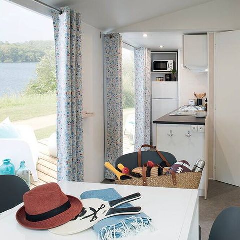 BUNGALOW 6 persone - Casa mobile | Comfort | 3 Camere da letto | 6 Pers. | Terrazza Lounge | Aria condizionata | TV