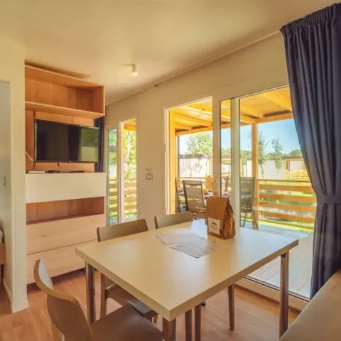 MOBILHOME 6 personas - Confort 2 dormitorios 2 baños Relax Zona Premium