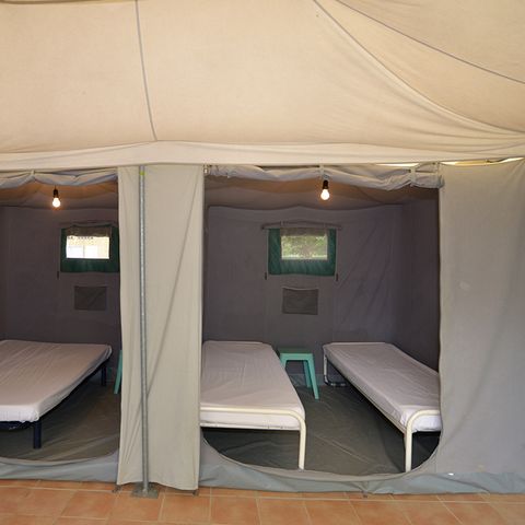 Canvas bungalow 4 persons - Caribbean, without sanitary facilities