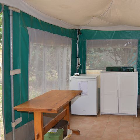 Canvas bungalow 4 persons - Caribbean, without sanitary facilities