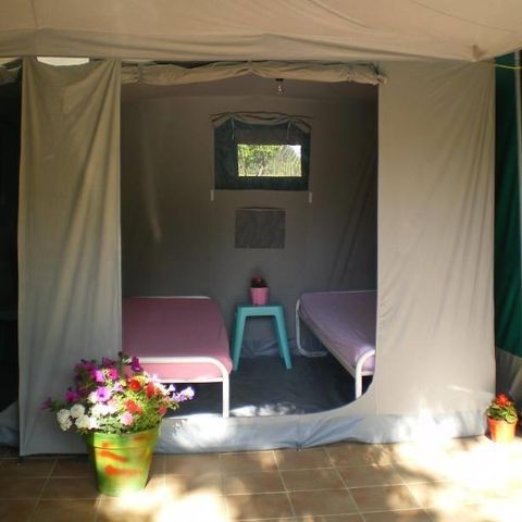 Canvas bungalow 4 persons - Caribbean, without sanitary facilities
