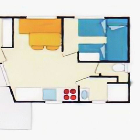 Bungalow 5 persons - Mobil