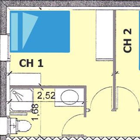 House 6 persons - 52m² flat