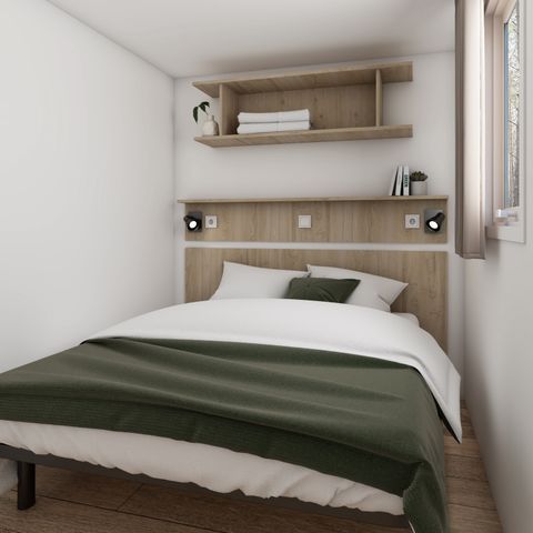 Stacaravan 4 personen - Stacaravan Confort Paracou - 2 Slaapkamers - 26 m² - Frankrijk