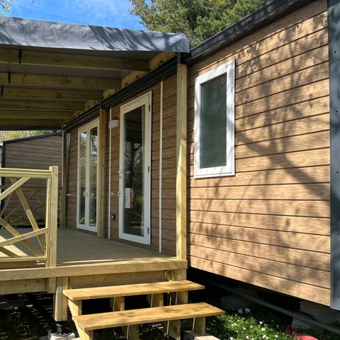 Stacaravan 4 personen - Stacaravan Confort Paracou - 2 Slaapkamers - 26 m² - Frankrijk